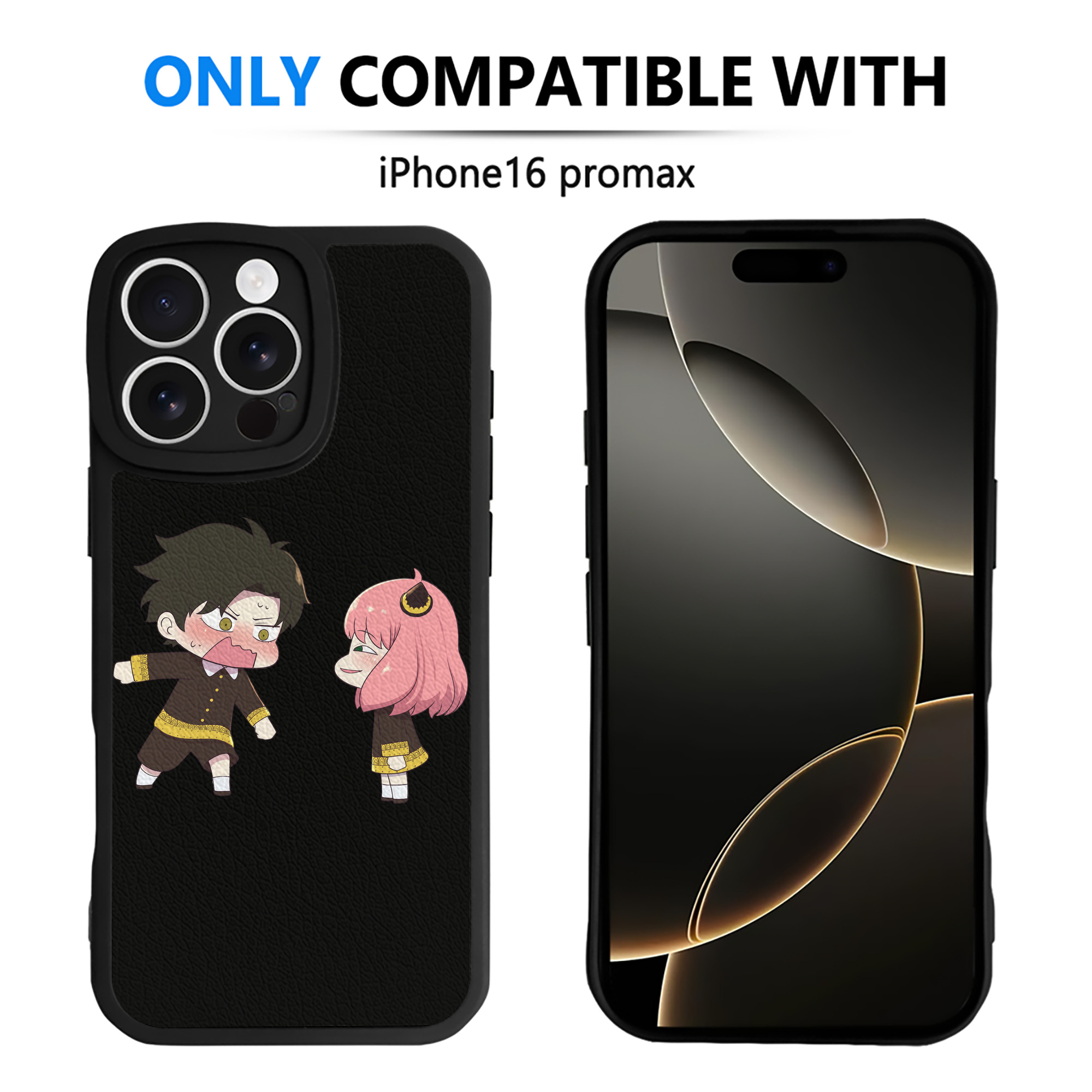 （画像用） SPY×FAMILY间谍家家酒 【iPhone 16シリーズ対応】シリコンスマホケース（レザー調） 材質：シリコン